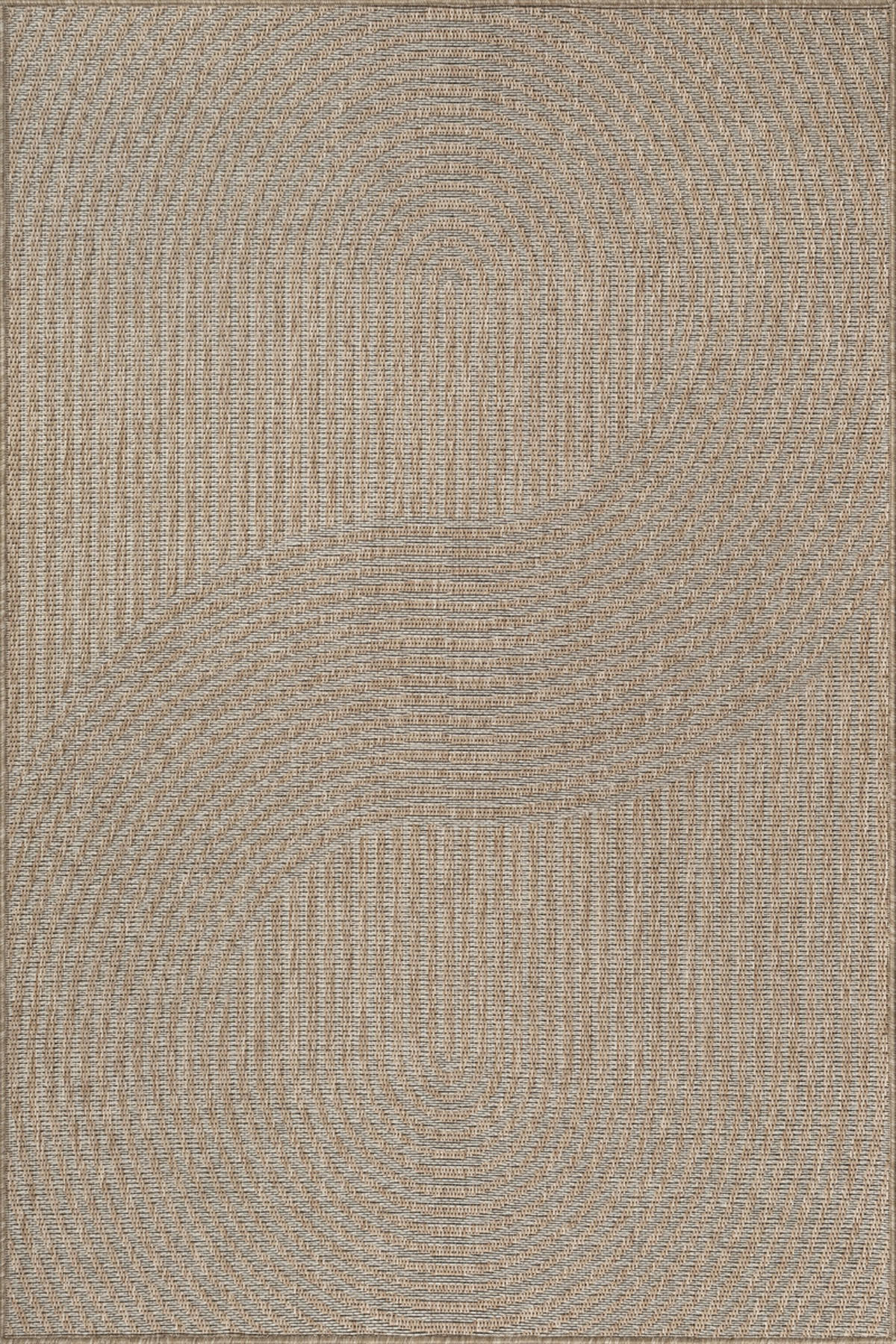 FLACHWEBTEPPICH Geometrisch BORNO Polypropylen Beige 240 x 340 cm - Beige, Textil (240/340cm) - KADIMA DESIGN