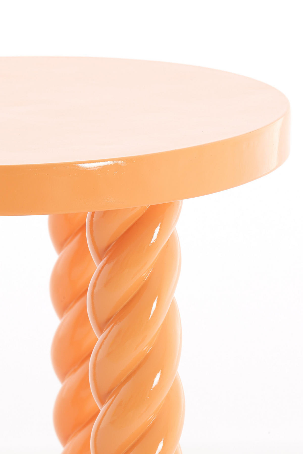BEISTELLTISCH Vallejo Orange Ø46/46 cm - Orange, Kunststoff (46/46/46cm) - Light & Living