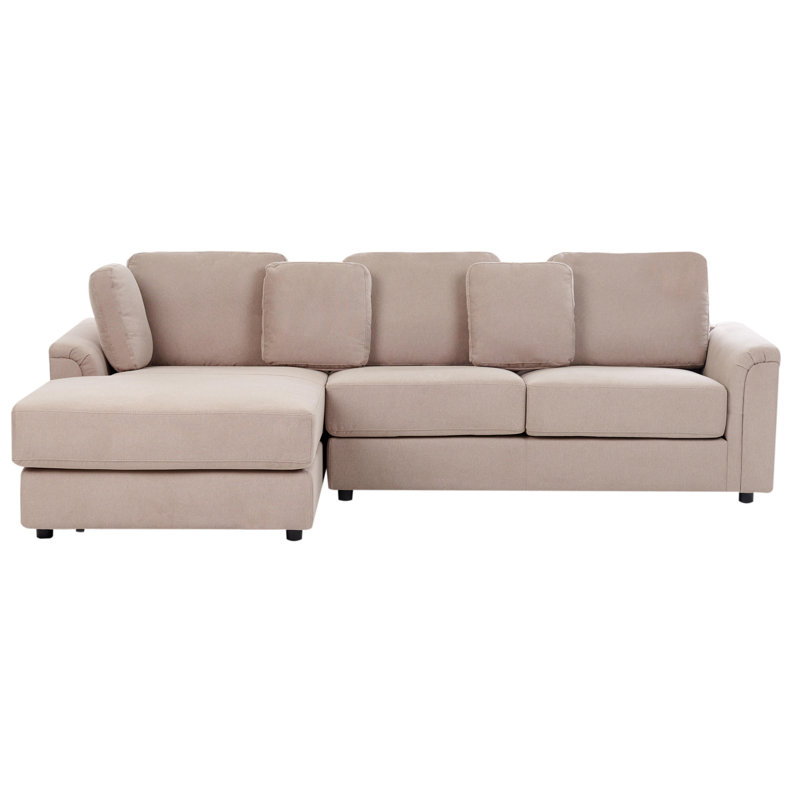 COLȚAR cu 4 locuri textil taupe pe partea dreaptă Kohlo
