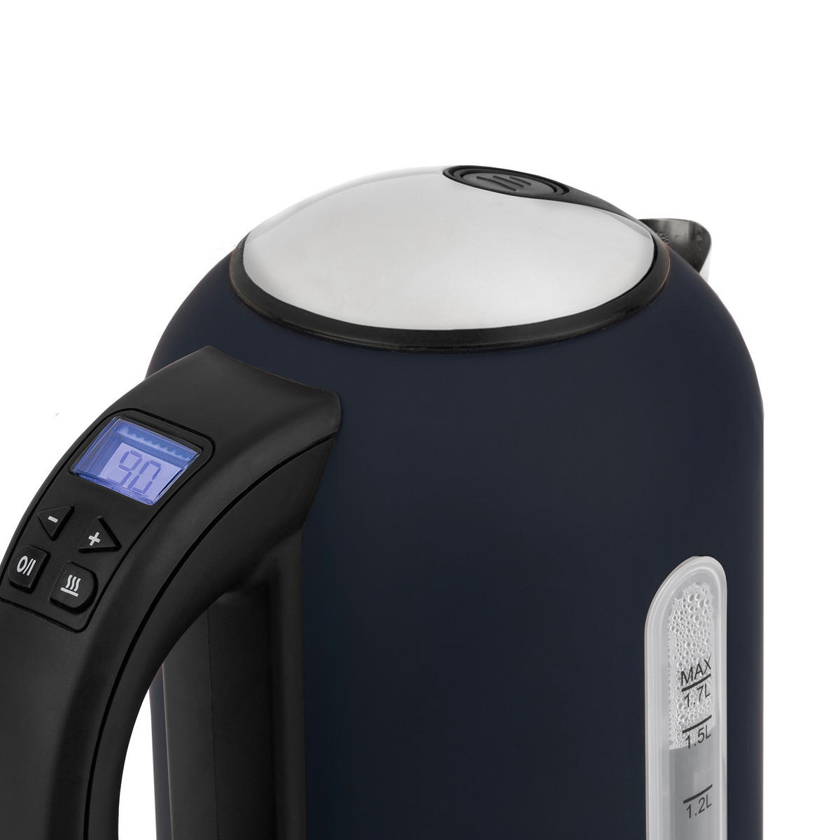 WASSERKOCHER BOE56 Schwarz, Programmierbar - Schwarz, Metall (15/27/23.7cm) - HKoenig