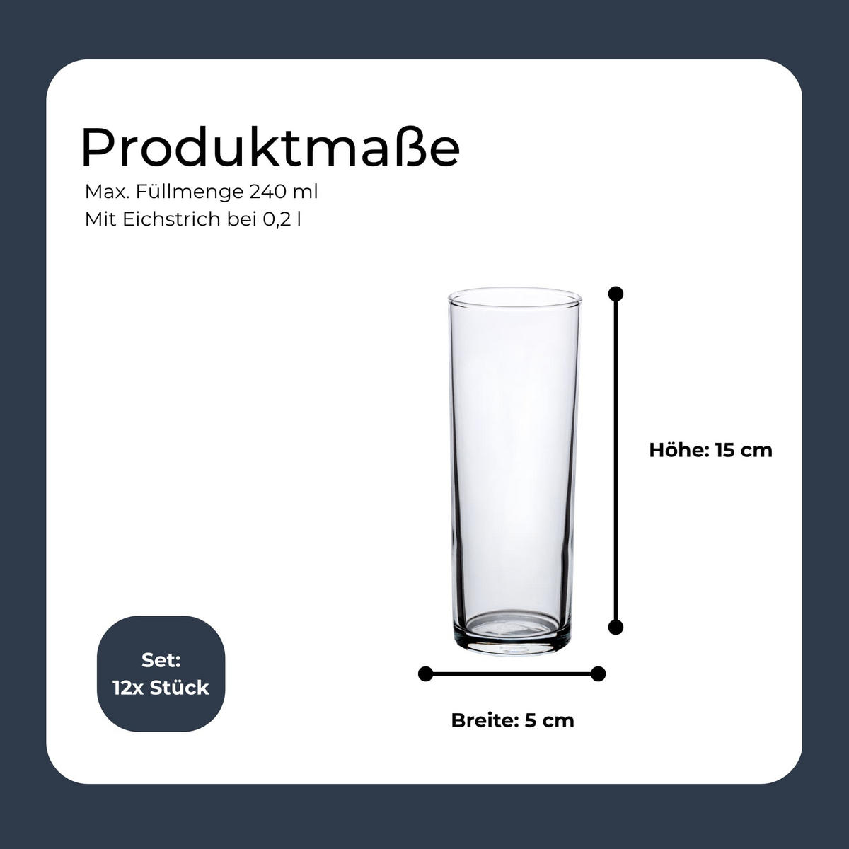 KÖLSCHKRANZ-SET MIT GLÄSERN transparent 0,2 l 12er Set - Transparent, Glas/Kunststoff (0.2L) - LUXENTU