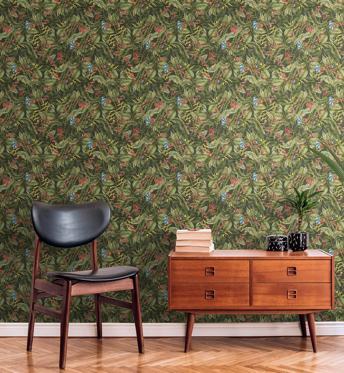 VLIESTAPETE Bunt 53/1005 cm - Schwarz, Textil (53/1cm) - KUNSTLOFT