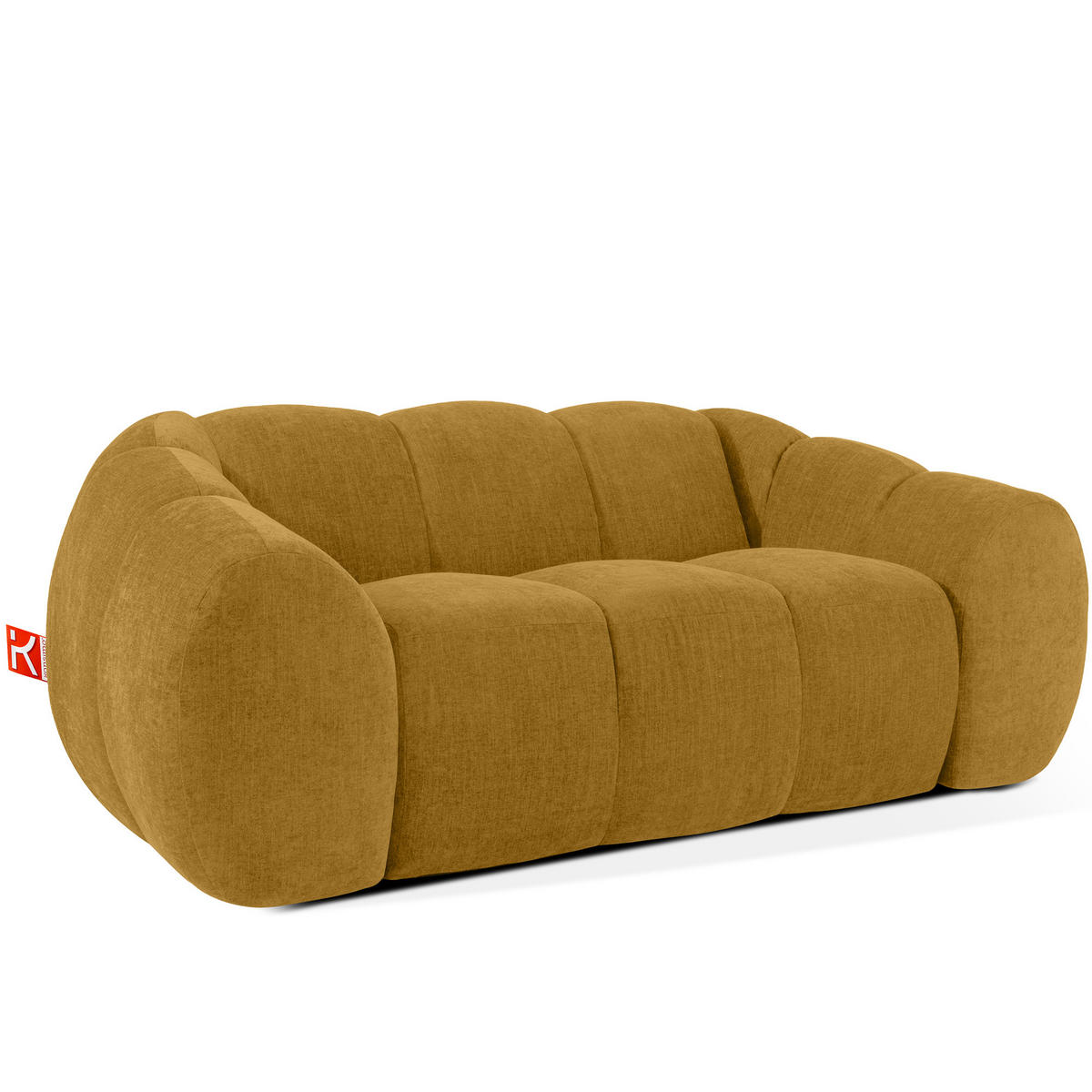 2-SITZER SOFA FLAVA, Honigfarben - Honig, Holz/Holzwerkstoff (200/76/100cm) - KONSIMO®