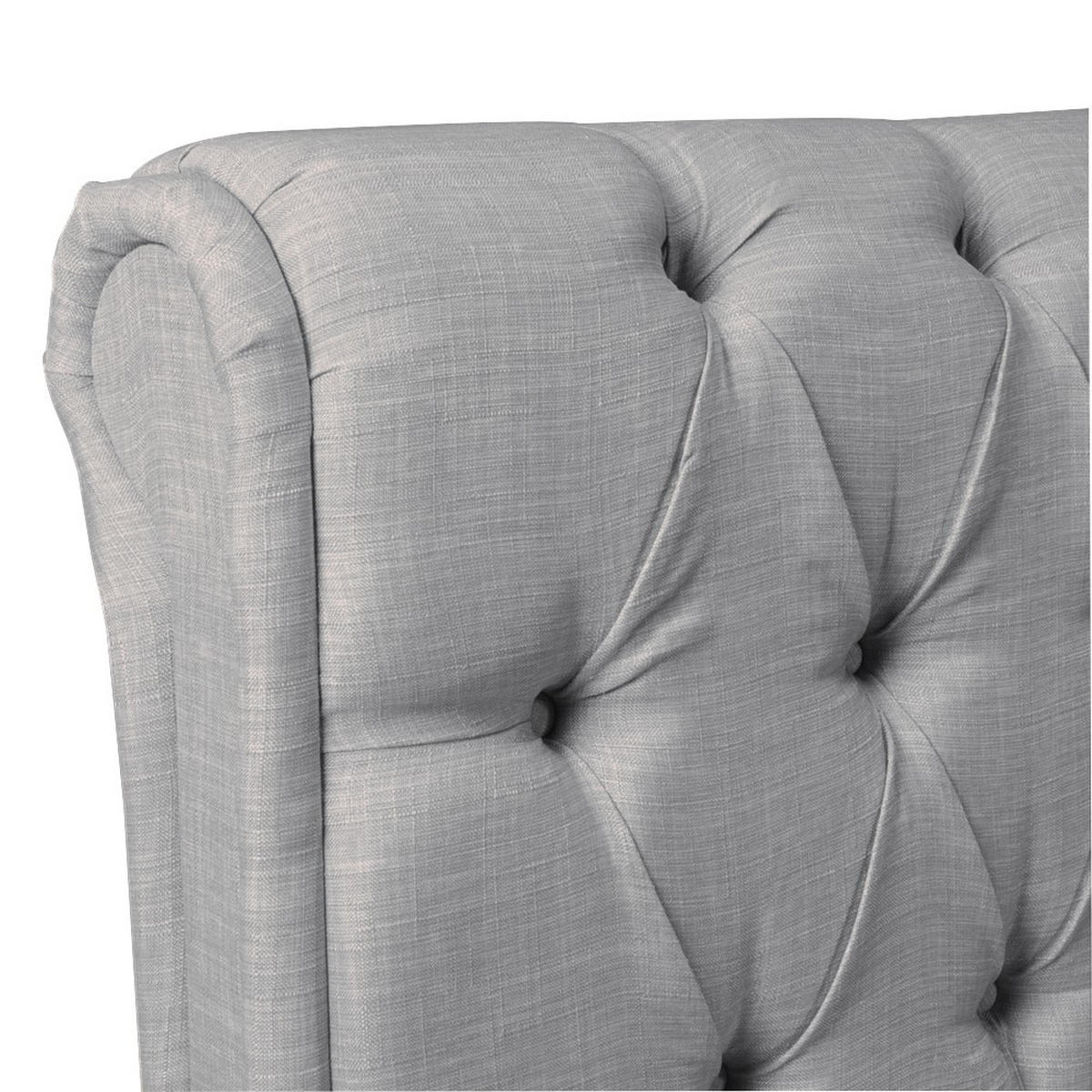 POLSTERBETT CHELSEA mit Schubladen/ Bett 160x200 - Hellgrau - Hellgrau, Holzwerkstoff (160/200cm) - Weber Industries