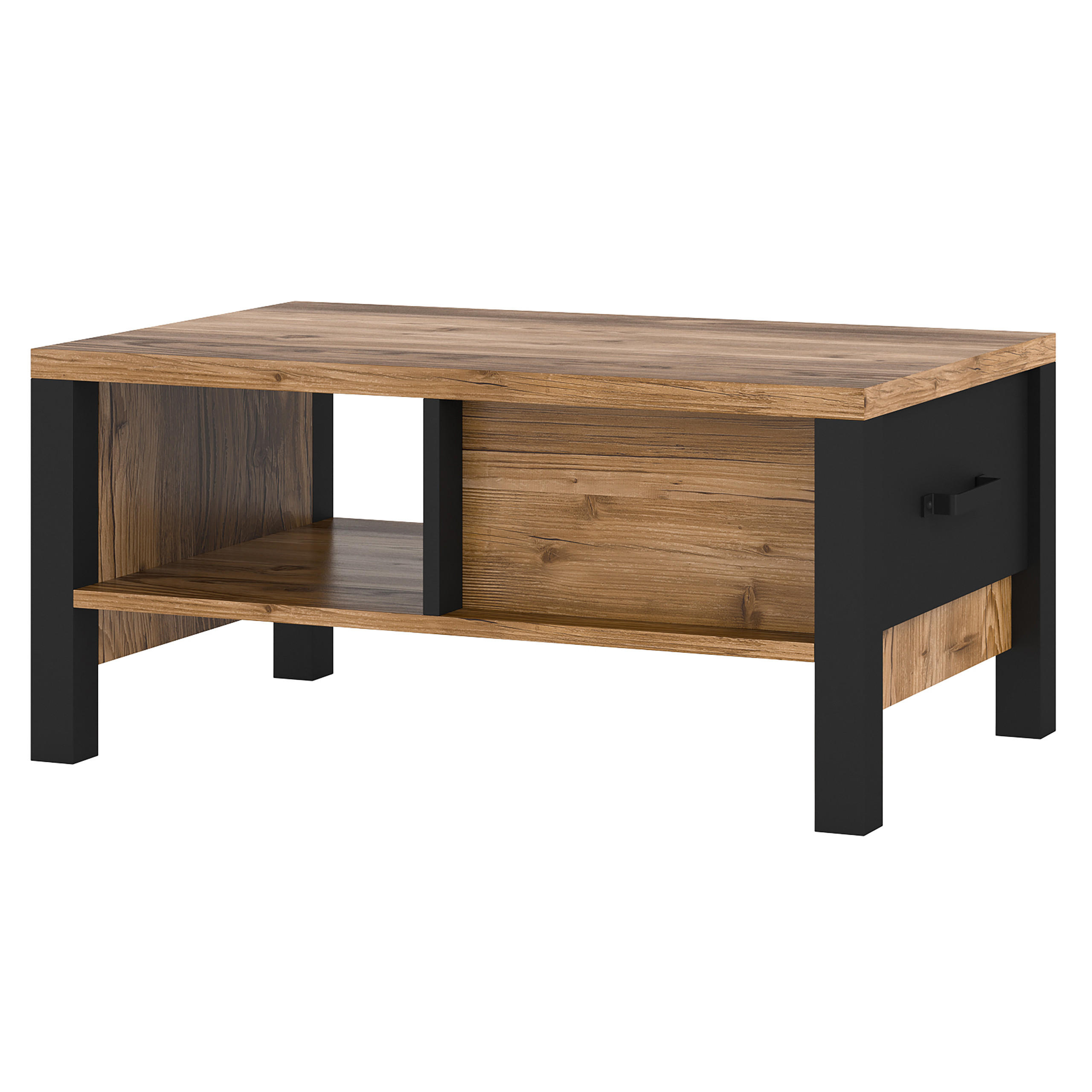 Masseno Couchtisch Braun 90x42x56 cm