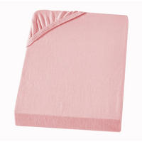 BIBER-SPANNBETTLAKEN 200x200 Warme Winter Flanell Bettlaken aus 100% Baumwolle, Spannbetttuch Laken Uni Rosa - Made in Germany - Altrosa, Textil (200/200cm) - Carpe Sonno