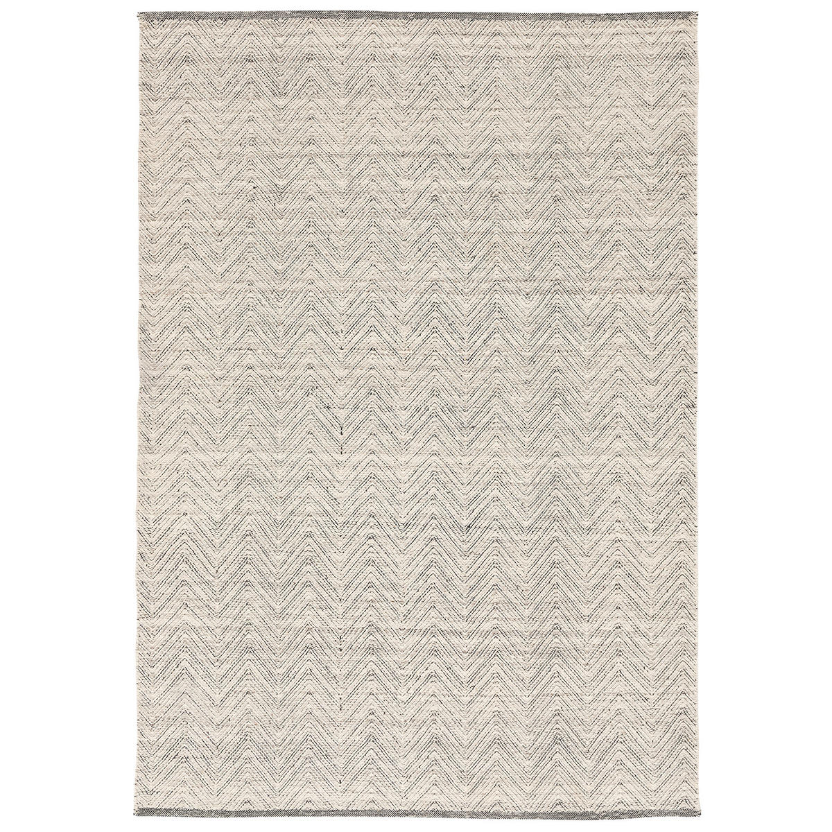 NATUR TEPPICH KELIM WOLLE LARA MELIERT - Grau, Textil (70/130cm) - Pergamon