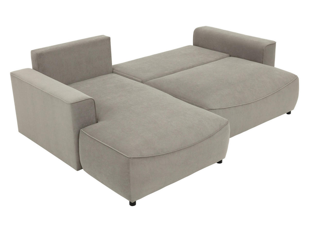 ECKSOFA Beliza, Seite: Links - Schwarz/Dunkelblau, Holz/Kunststoff (255/175cm) - MIRJAN24
