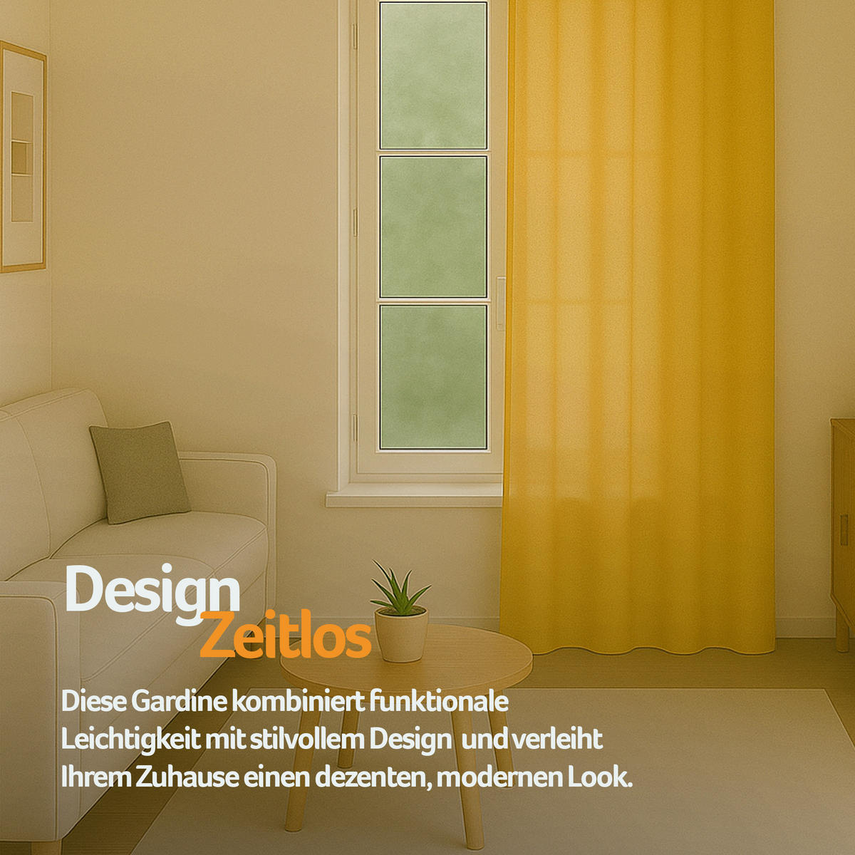 VORHANG Blickdicht ( 140x145cm ) mit Kräuselband / Universalband in Gelb - Hellgelb, Textil (140/145cm) - Bestlivings