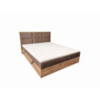BOXSPRINGBETT Loly 140x200 cm H4 Taschenfederkern Braun - Braun, Textil (140/200cm) - KS Home Concept