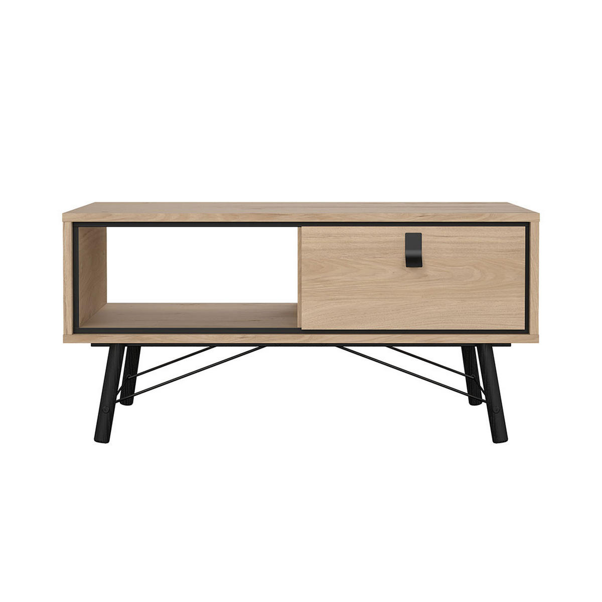 COUCHTISCH, Ry, Eiche, Holzwerkstoff, 102 x 49 x 50 cm - Eichefarben, Holzwerkstoff (49/102/50cm) - ebuy24
