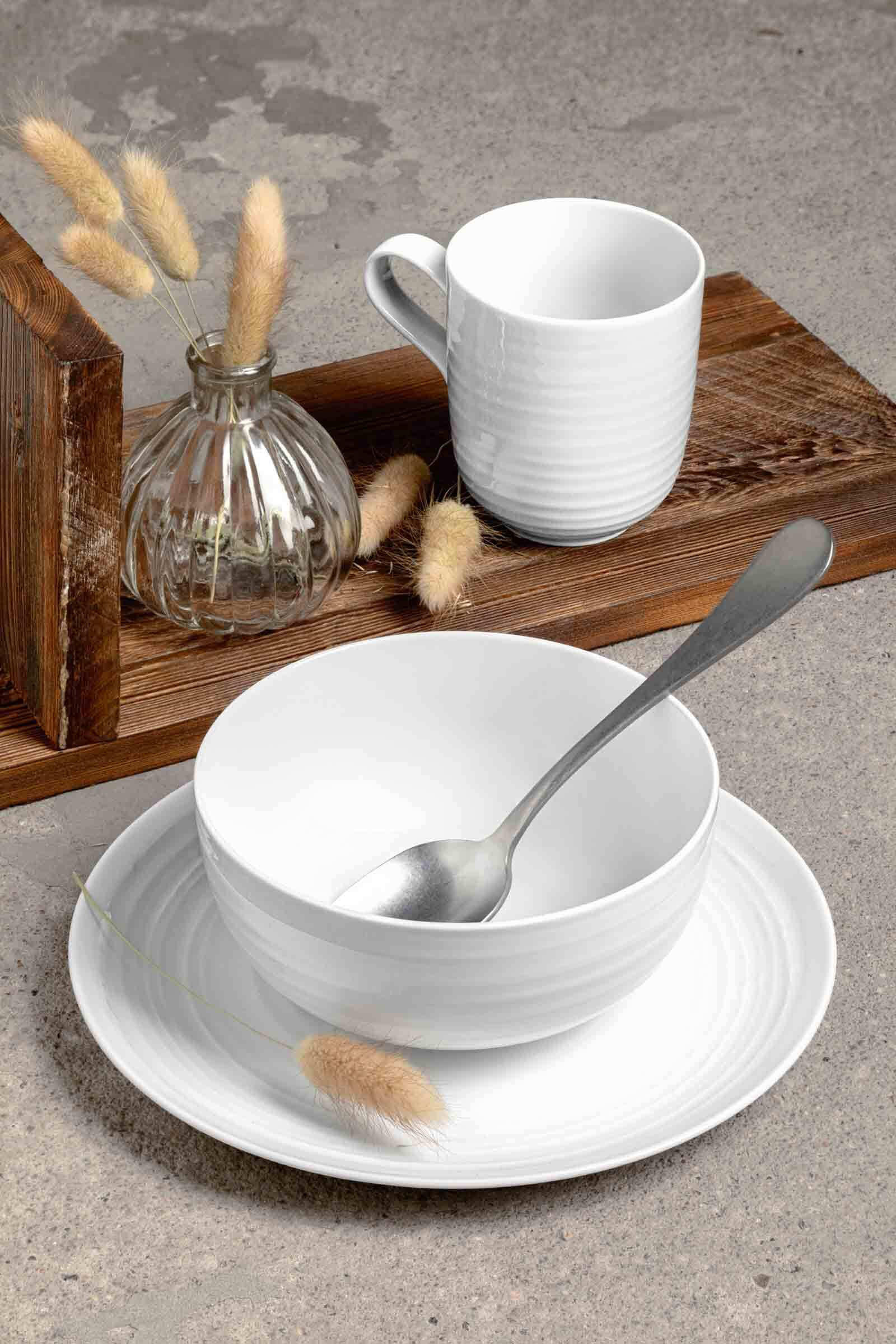 MÜSLISCHALEN Terra Weiß ø 15 cm 4er Set - Weiß, Keramik (15cm) - Seltmann Weiden