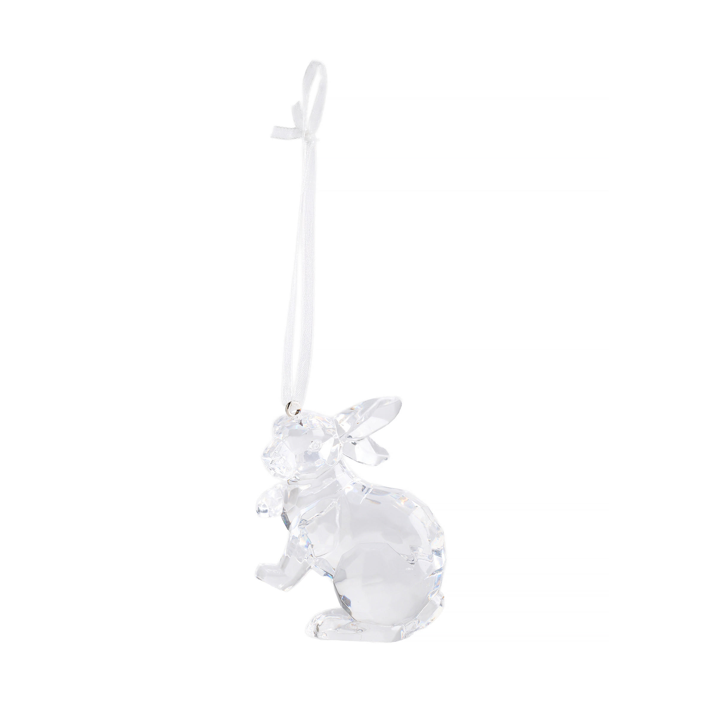 OSTERDEKO Glambunny - Transparent, Kunststoff (2.5/5.5/4cm) - home&you