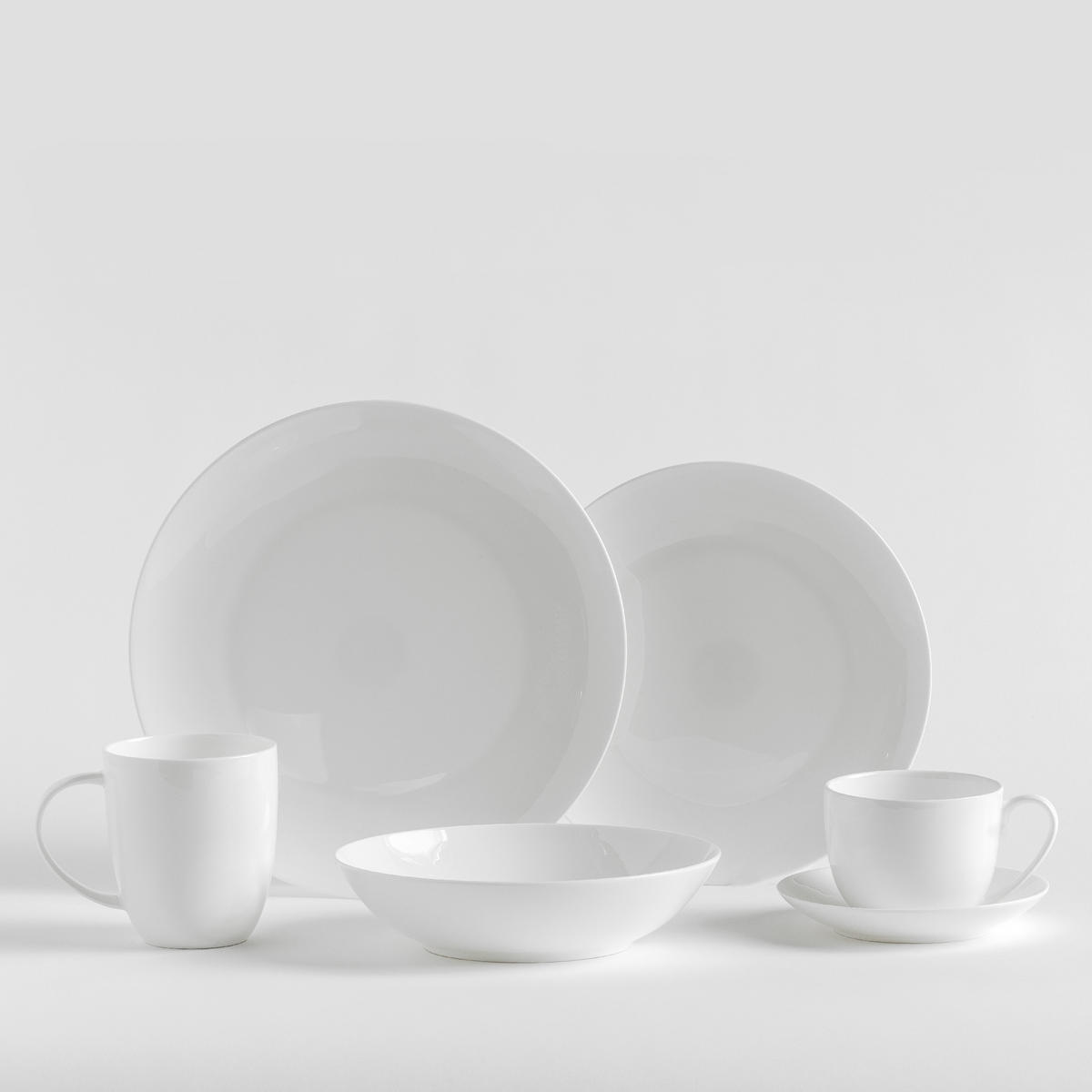 ESSTELLER Bianco2 - Weiß, Keramik (27.2cm) - home&you