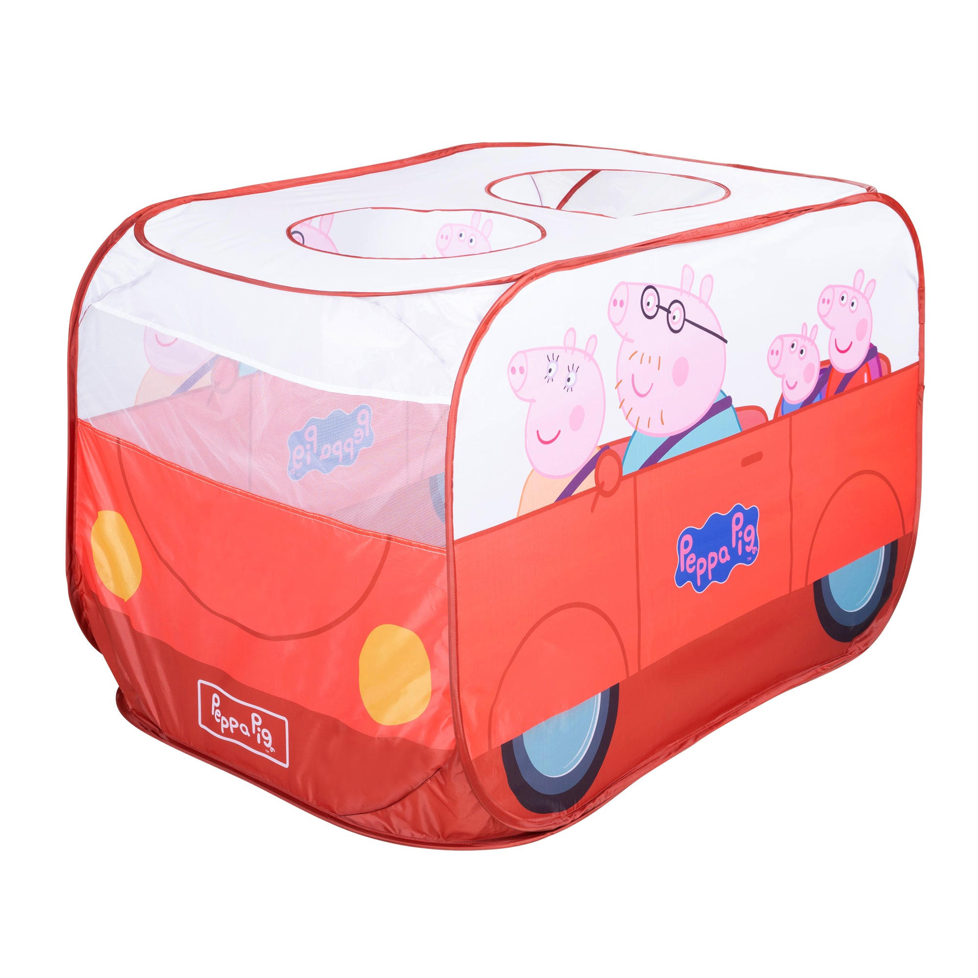 POP-UP-SPIELZELT Peppa Pig - Rot, Textil (75/120cm) - Roba