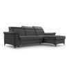 ECKSOFA VERMO DUNKELGRAU - Dunkelgrau, Textil (252/170cm) - Luxkor24