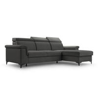 ECKSOFA VERMO DUNKELGRAU - Dunkelgrau, Textil (252/170cm) - Luxkor24