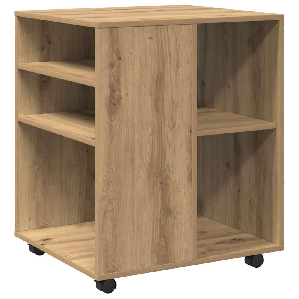 vidaXL Rollschrank Braun 53x72x60 cm