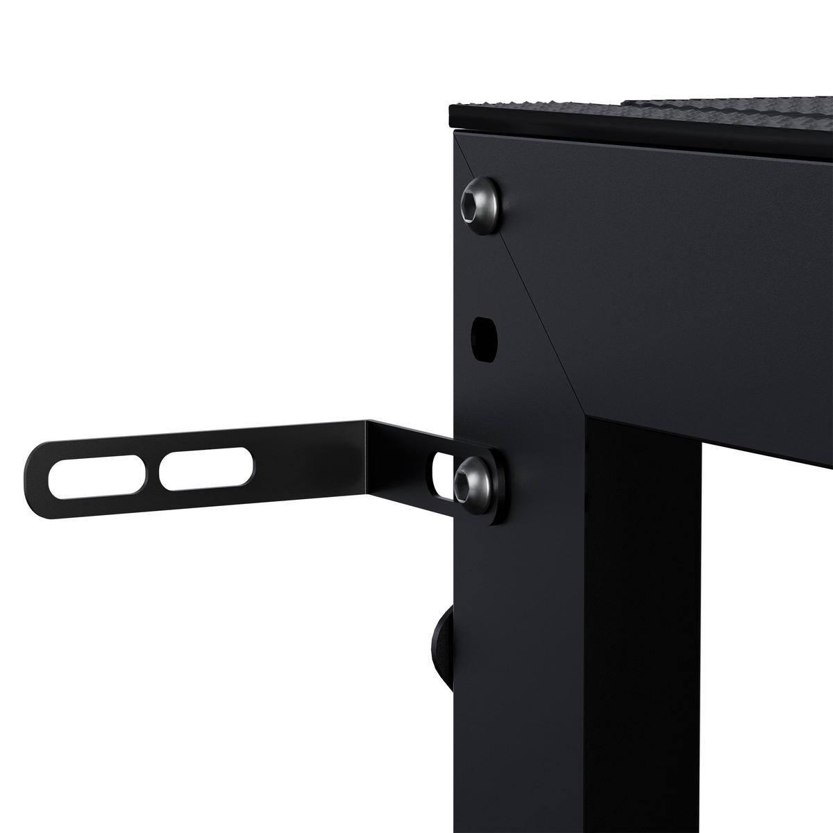 STAPELGESTELL für Wäschetrockner auf Waschmaschine RALF Schwarz - Schwarz, Metall (84/101/60cm) - DELUKE