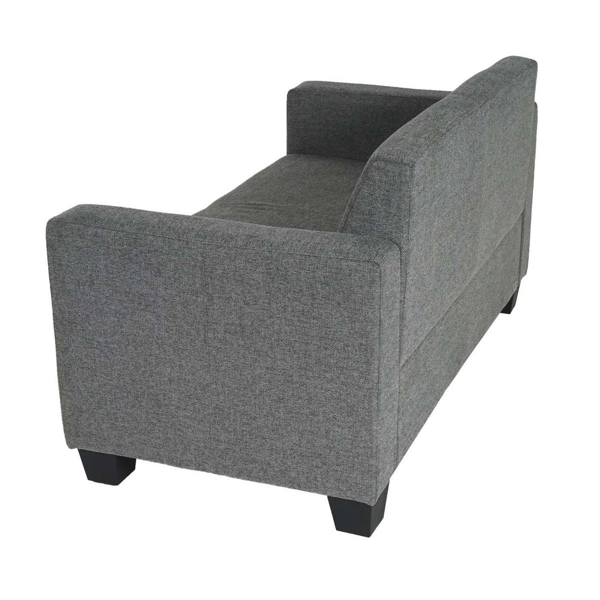 2-SITZER SOFA COUCH LOUNGESOFA Grau - Grau, Textil (136/76/72cm) - MCW