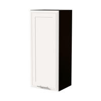 HÄNGESCHRANK Salo W4/40 Schwarz / Weiß Matt 40 / 32,5 / 96cm - Schwarz/Weiß, Holz/Holzwerkstoff (40/96/32.5cm) - Feldmann-Wohnen