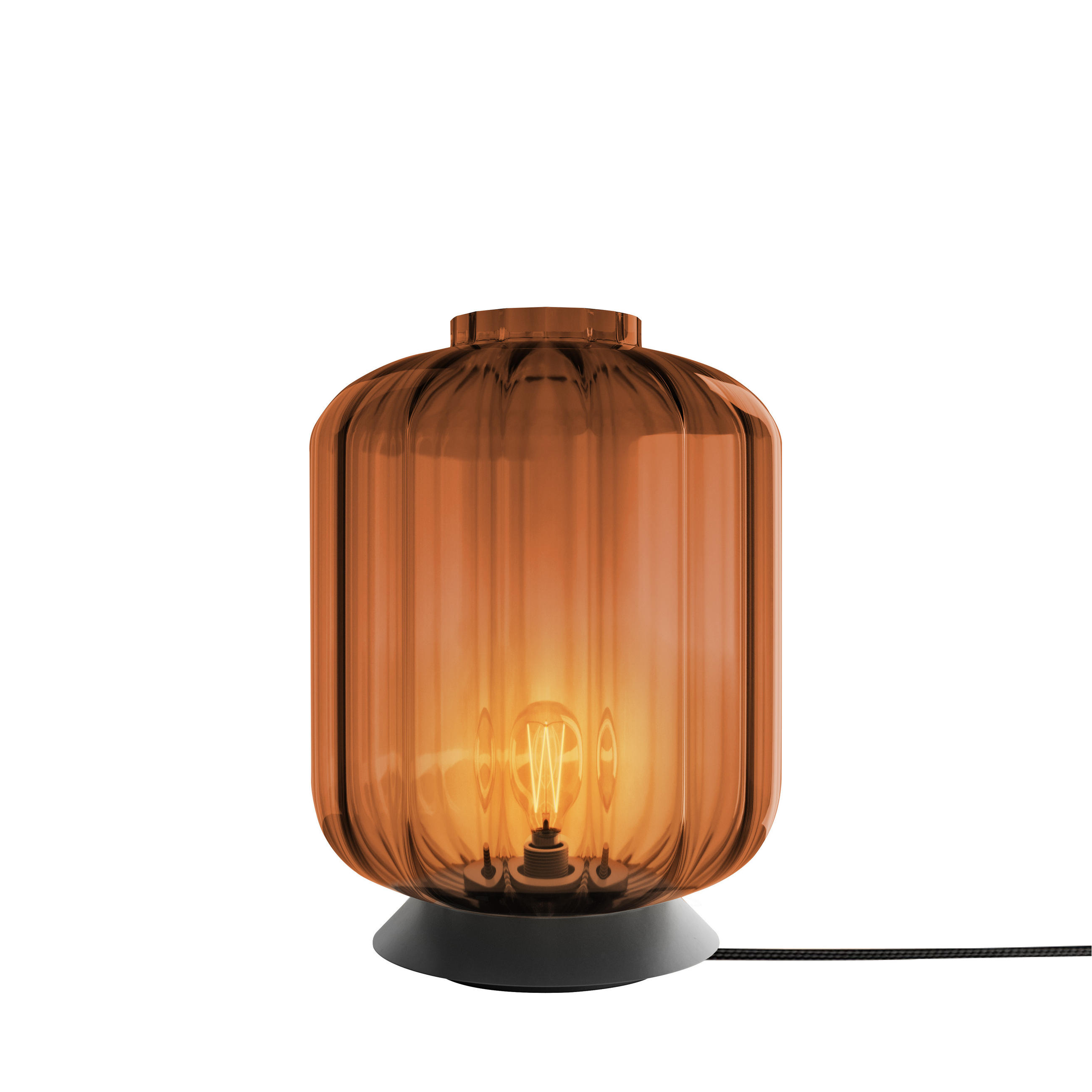s.luce Tischlampe Braun 25x30x25 cm