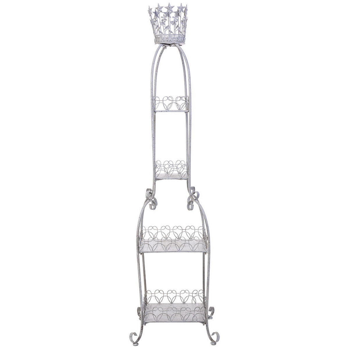 METALLREGAL mit 4 Böden 73x48x188 cm Grau - Grau, Metall (73.03/188.6/48.9cm) - Wanderlust