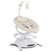 BABYWIPPE La Scala beige Bewegungsmelder, Vibration, Fernbedienung, 6 Schaukelmethoden - Beige, Metall - Cangaroo