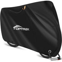 FAHRRADABDECKUNG 210D Oxford-Gewebe Wasserdicht 200 x 110 x 70 cm - Schwarz, Textil (70/200/110cm)