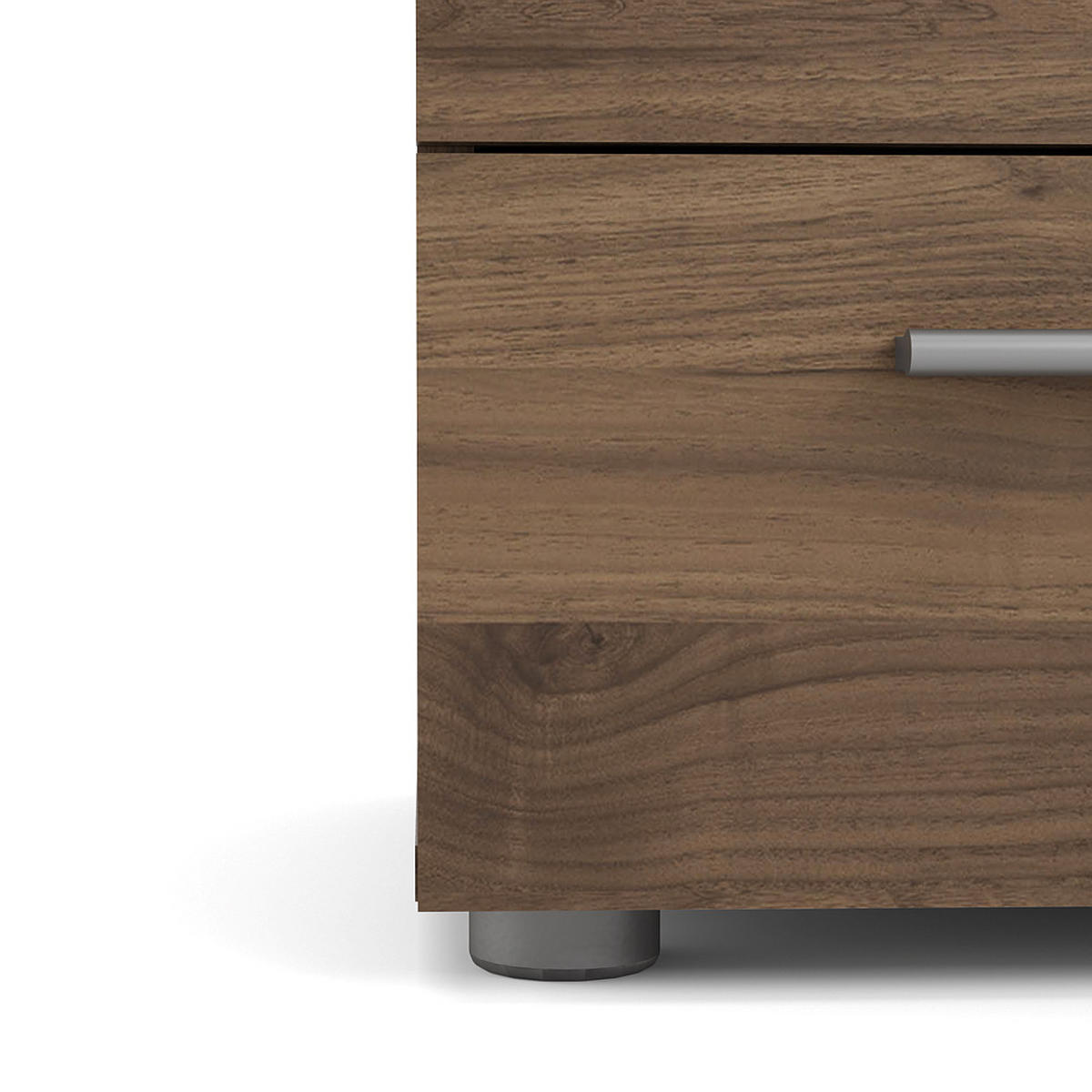 NACHTSCHRANK walnuss - Braun, Holzwerkstoff (40/42/40cm) - ebuy24
