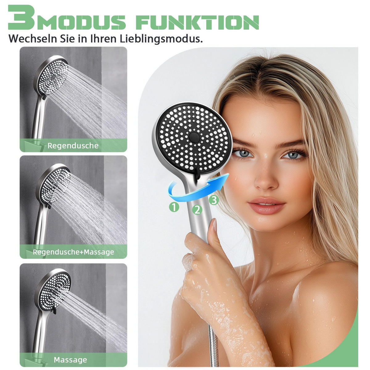 HANDBRAUSE BRAUN Ⅲ 11/2/8 cm - Silberfarben, Metall (15/8/11cm) - Nettlife