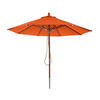 GASTRONOMIE SONNENSCHIRM I RUND Orange - Orange, Holz (300/300cm) - MCW