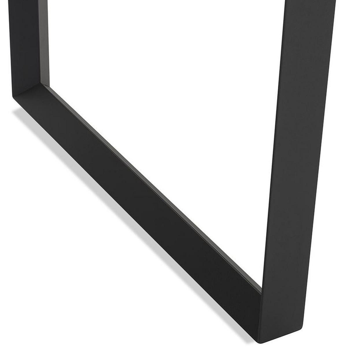 ECKSCHREIBTISCH L-Form Platzsparend Für Großraumbüro XERAL, Schwarz 170x160x74,8 cm - Schwarz, Holzwerkstoff/Metall (160/170/75cm) - KADIMA DESIGN