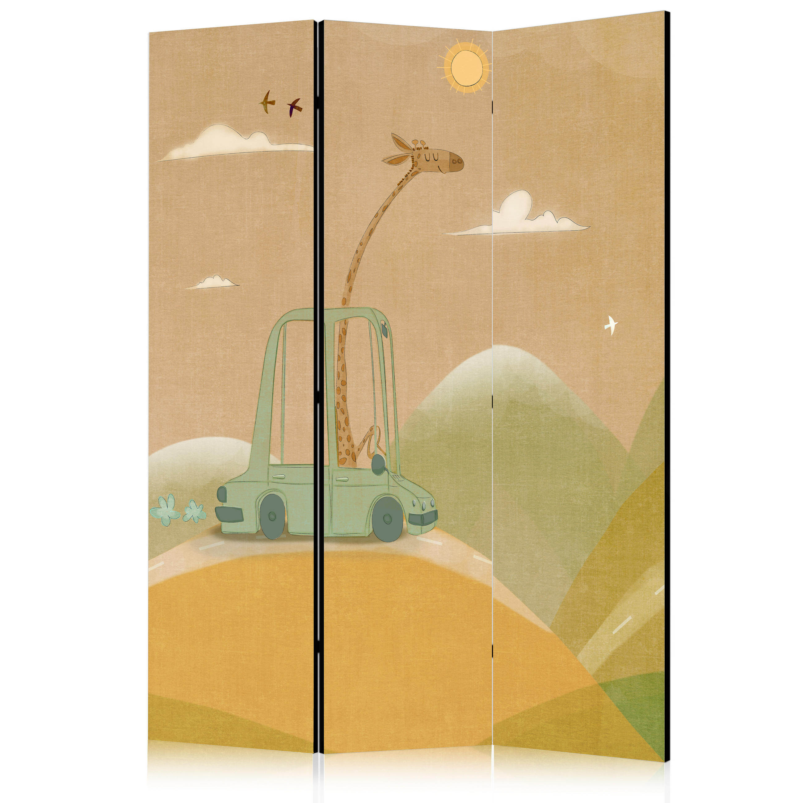 Muralo Paravent Beige 135x172x3 cm