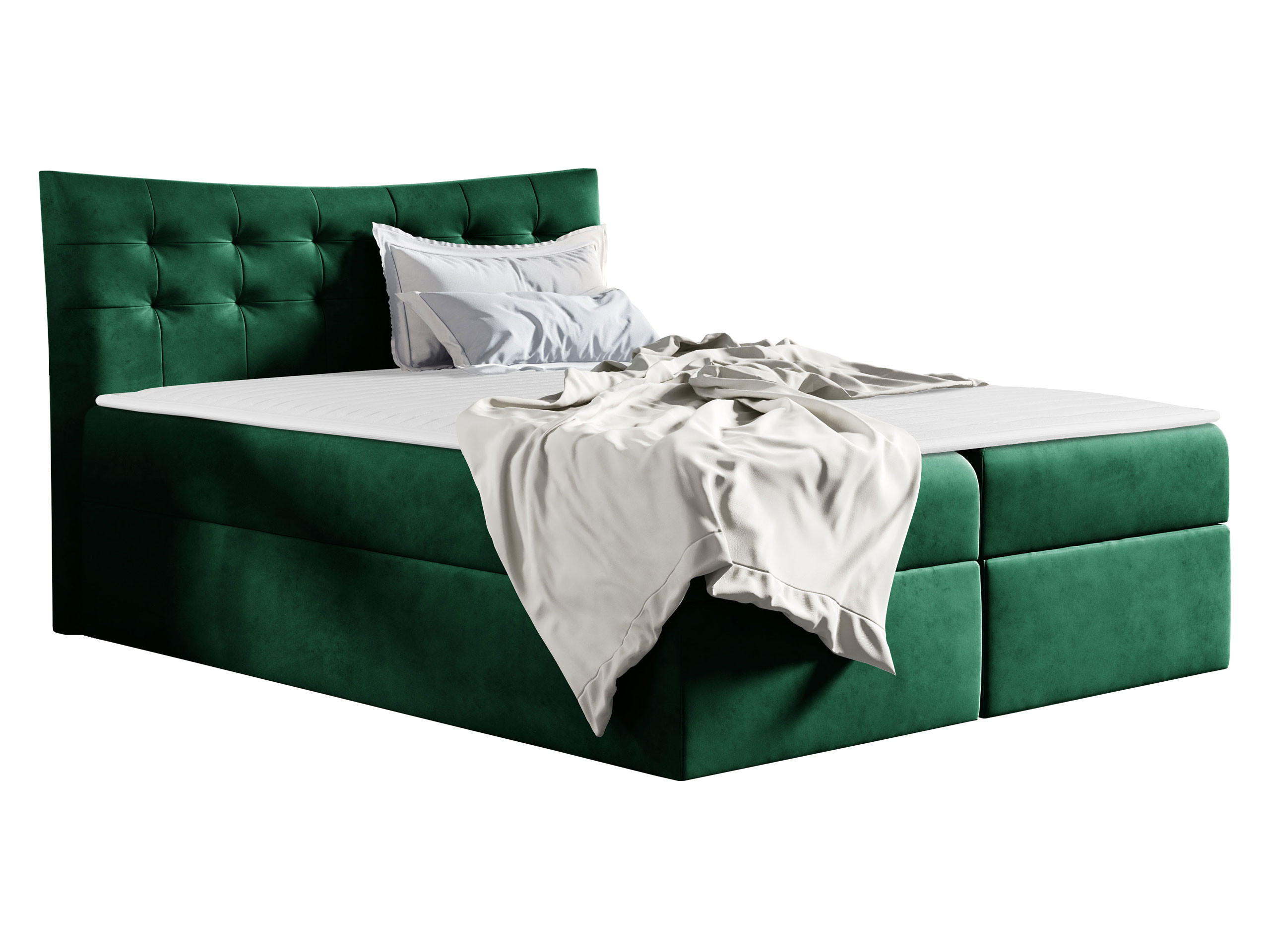 BOXBETT Havana - Grün, Holz (140/200cm) - MIRJAN24
