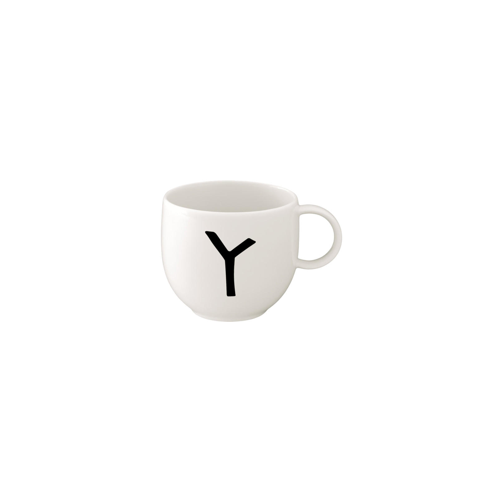 KAFFEEBECHER Letters weiß 330 ml - Weiß, Keramik (0.33L) - Villeroy & Boch