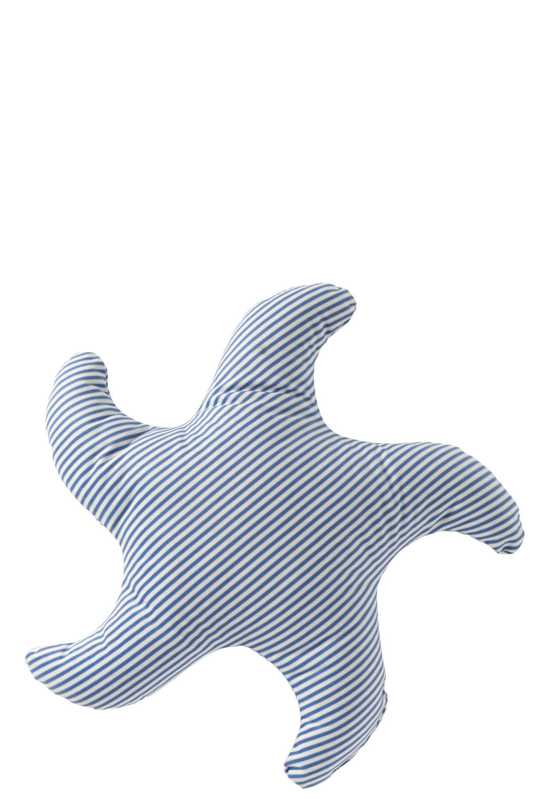 KISSEN SEESTERN GESTREIFT Blau - Blau, Textil (40/40cm) - J-Line