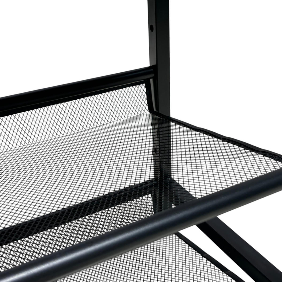 SCHUHREGAL - Schwarz, Holzwerkstoff/Metall (75/52.5/30cm) - Relaxdays