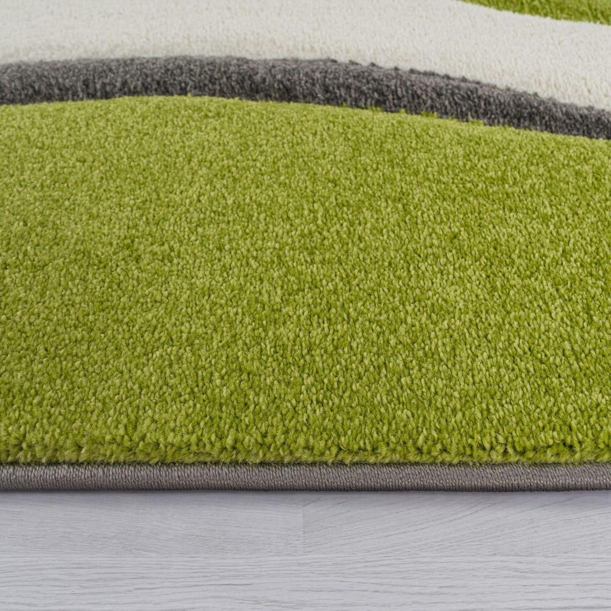 KURZFLOR-TEPPICH DIAMOND 665 GRÜN 200X290 - Grün, Kunststoff (200/290cm) - Paco Home
