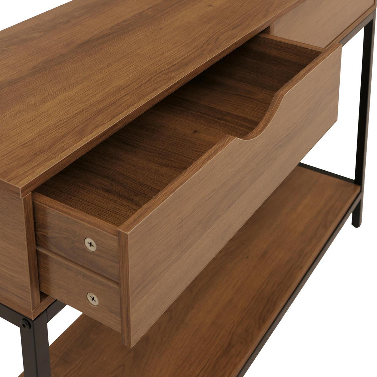 KONSOLENTISCH rechteck Braun - Braun, Holzwerkstoff (30/109/76cm) - MCW