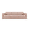 SOFA Molino aus Boucle puderrosa 3 Sitzplätze - Pink, Textil (95/72/235cm) - Micadoni