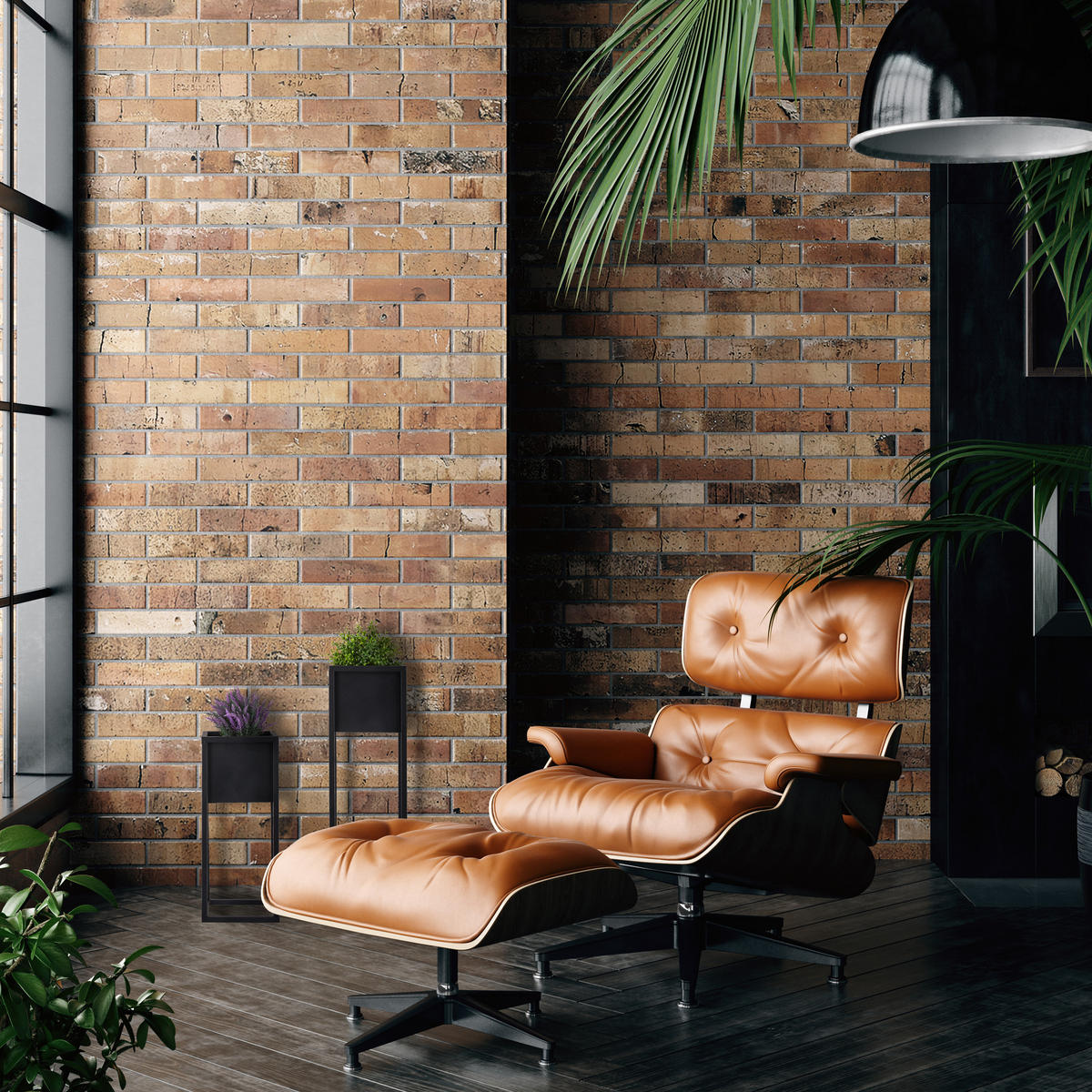 2xBLUMENSTÄNDER - Schwarz, Metall (21/70/21cm) - Relaxdays