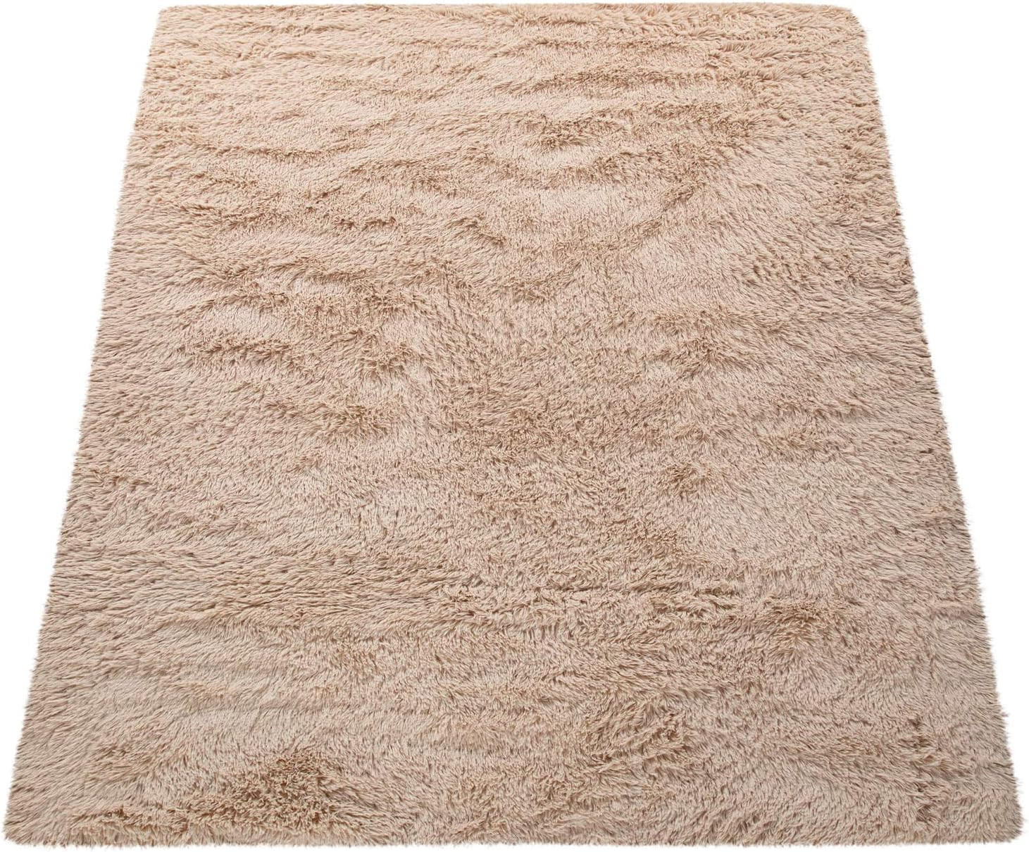 HOCHFLORTEPPICH 60/100 cm Silky 591 - Beige, Textil (60/100cm) - Paco Home