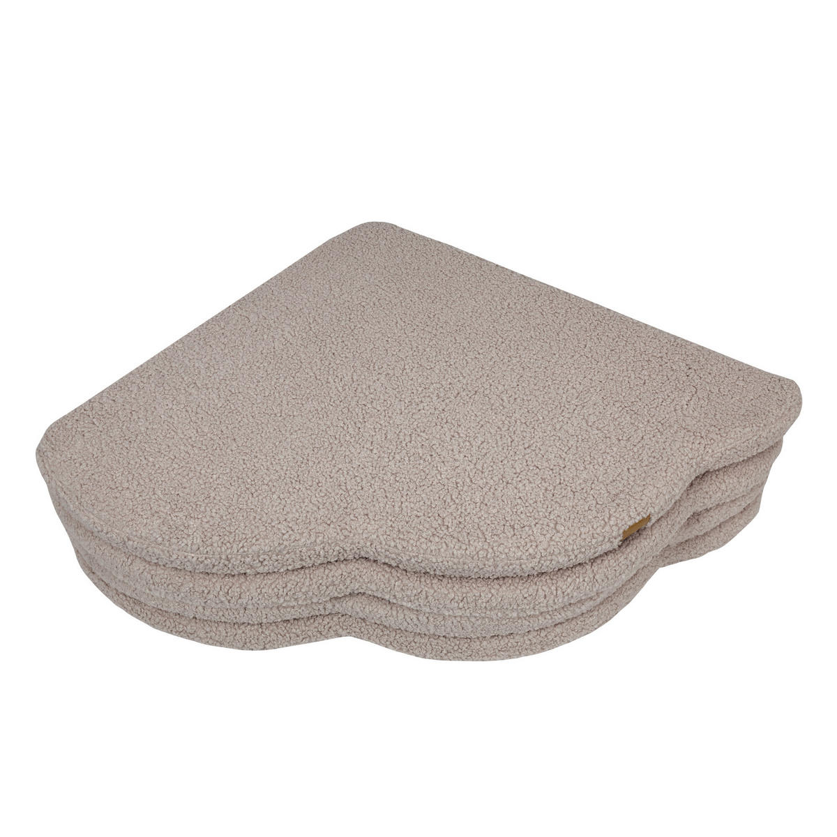 SPIELMATTE für Kinder, Quadrat, Bearly, Hellgrau - Hellgrau, Textil (120/120cm) - MeowBaby