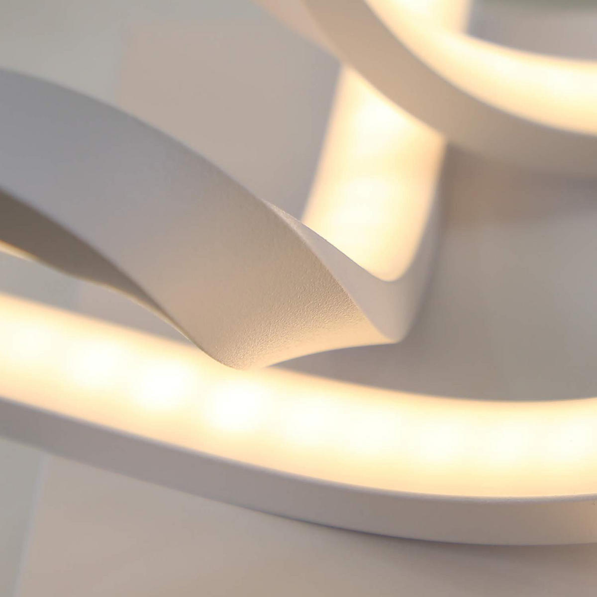 LED-DECKENLEUCHTE Paulina 65/65/14 cm - Weiß, Metall (65/65/14cm) - Nettlife