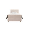 BOXBETT FLO PLUS 120x200 Itaka 16, mit Matratze H3 und Topper, Creme - Creme, Holz/Textil (120/200cm) - Bedante