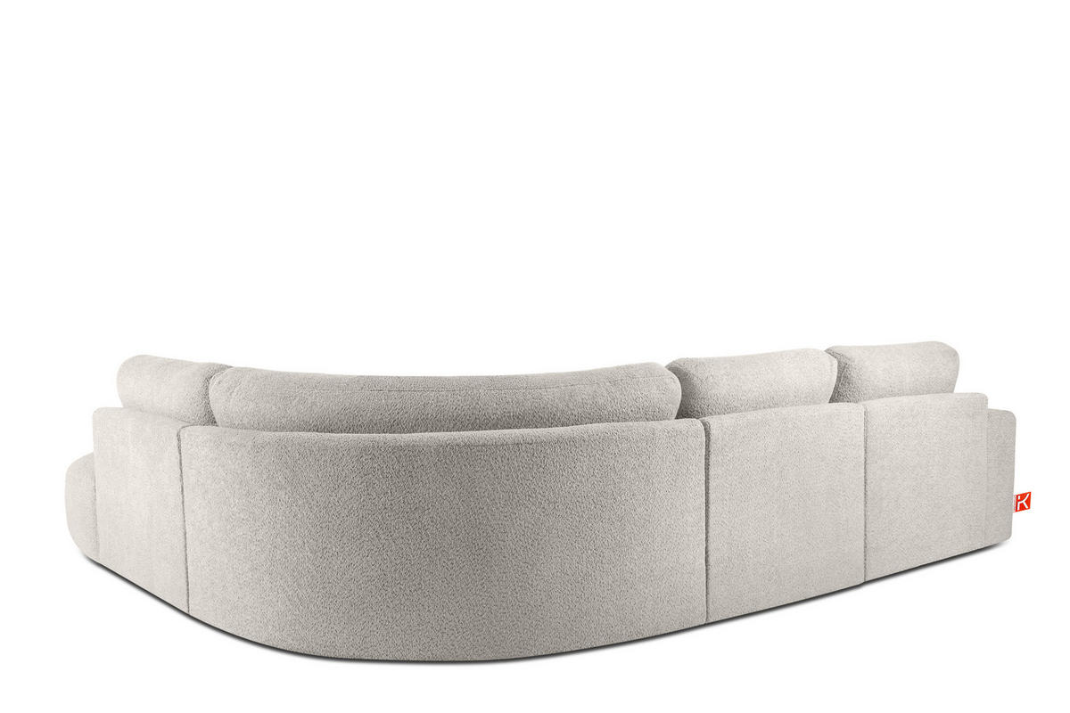 ECKSOFA RECHTS ZUCCO, Braun - Braun, Holz/Holzwerkstoff (304/293cm) - KONSIMO®