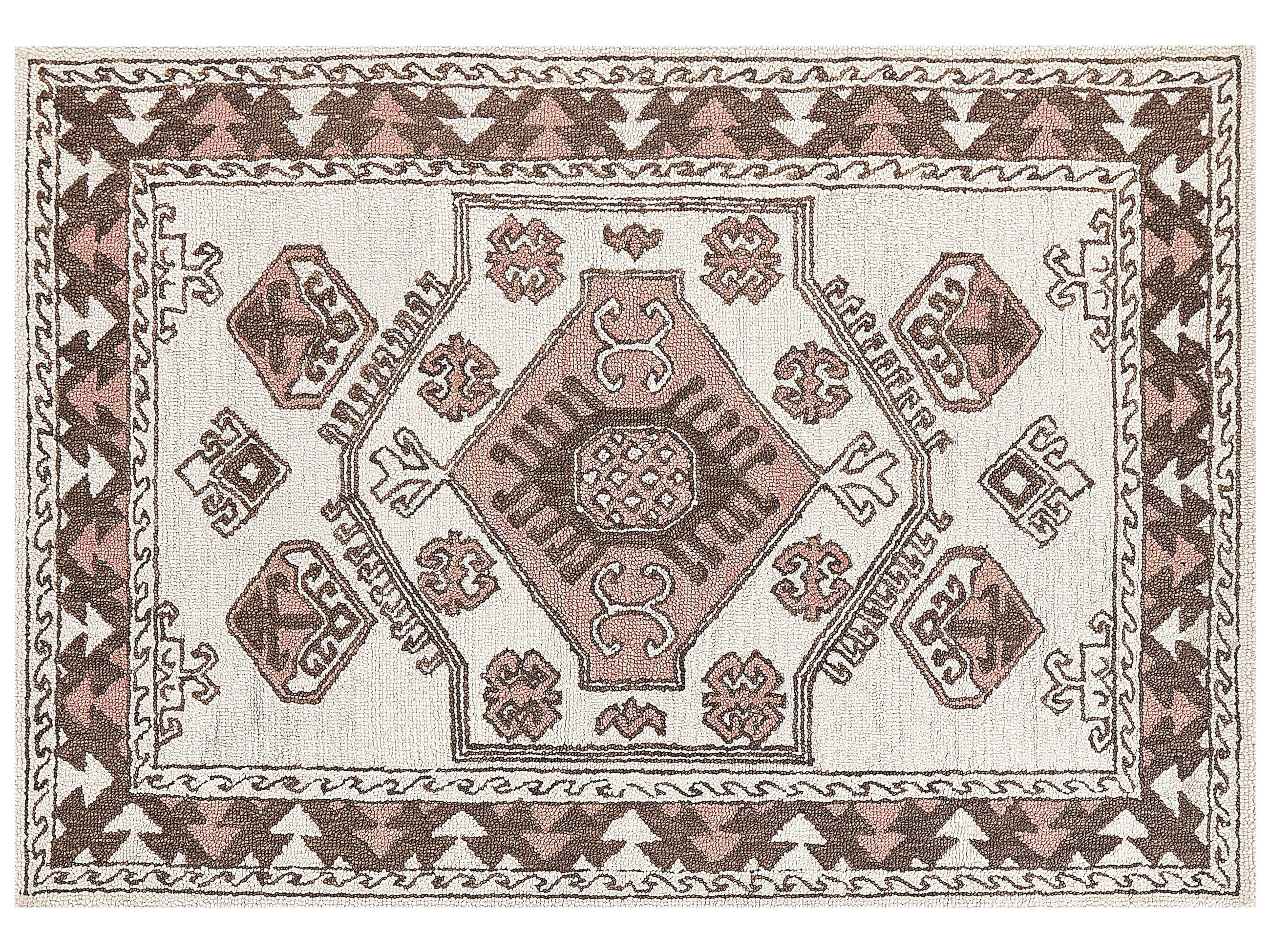 VINTAGE-TEPPICH Tomarza 230/160 cm - Multicolor, Textil (160/230cm) - Beliani