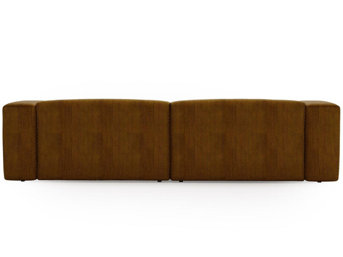 SOFA 240/85/80 Braun Landi - Schwarz/Braun, Kunststoff/Textil (240/85/80cm) - Graingold