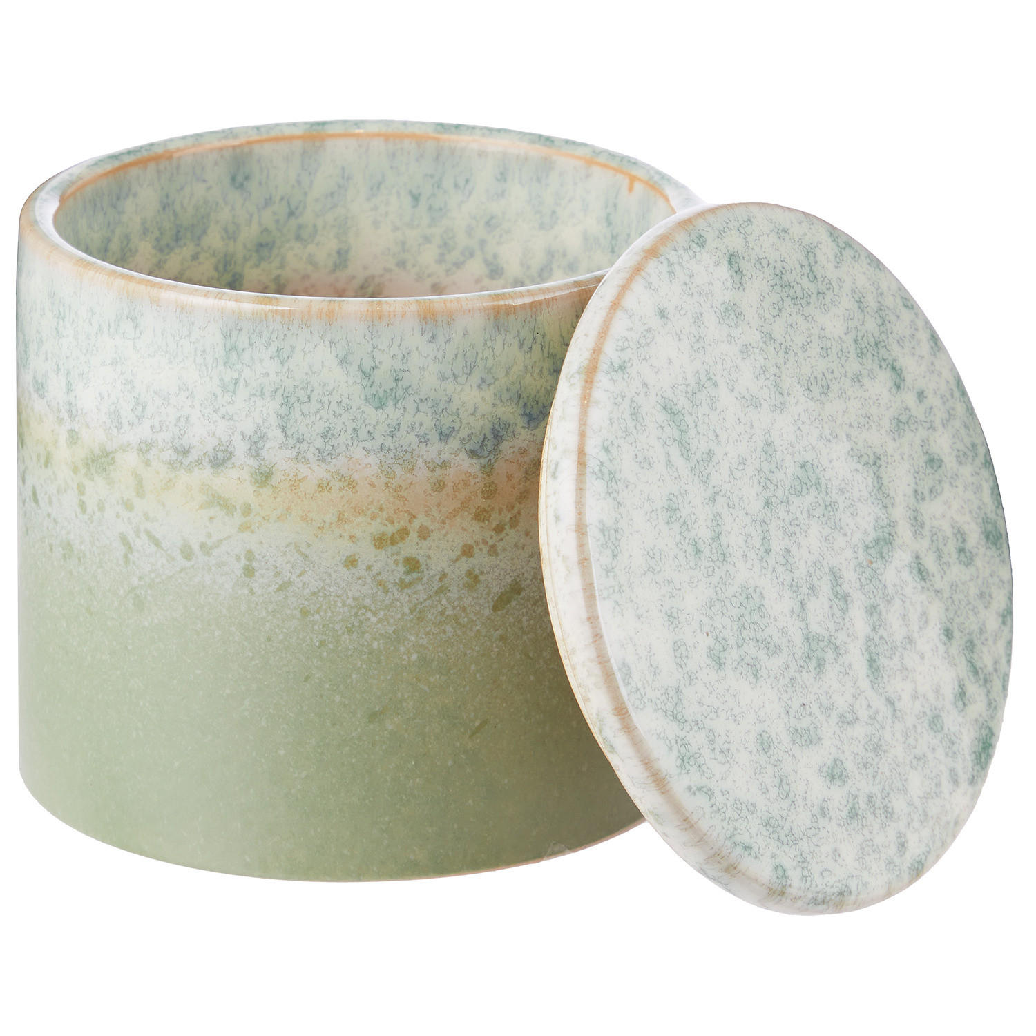 AUFBEWAHRUNGSDOSE Jade - Salbeigrün, Keramik (9/9/9cm) - Butlers